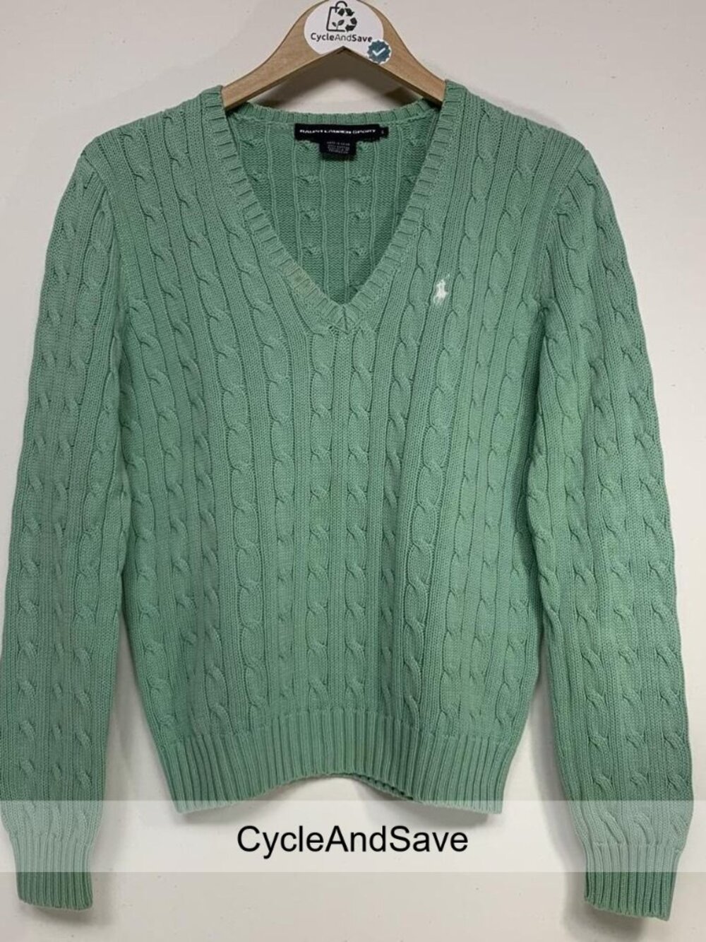 Polo Ralph Lauren Women's Green Sweatshirt